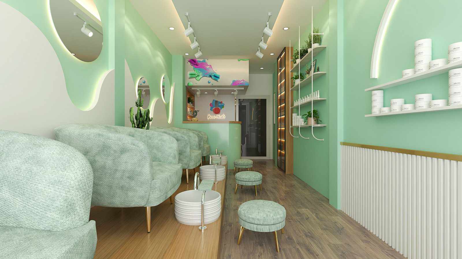 Xưởng đóng nội thất nail giá rẻ