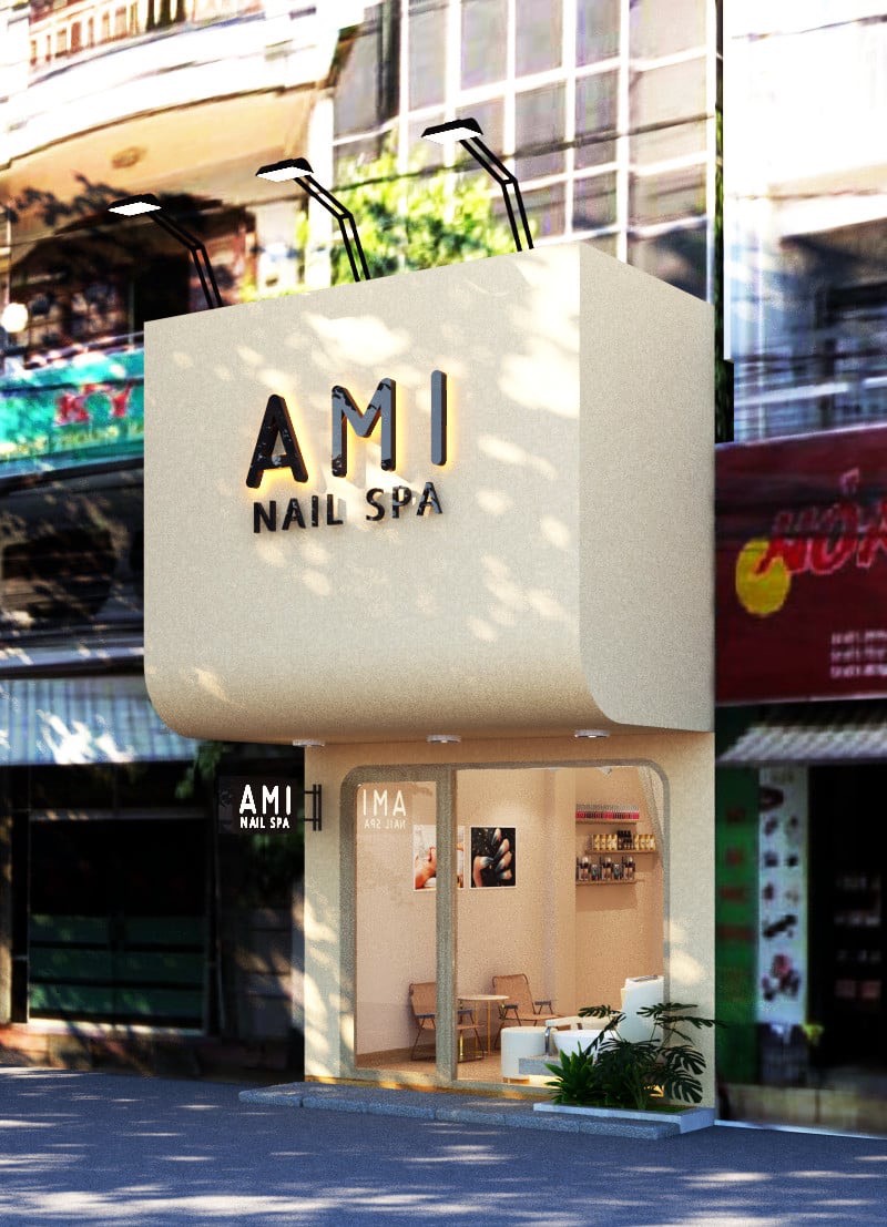 Thi công tiệm nail