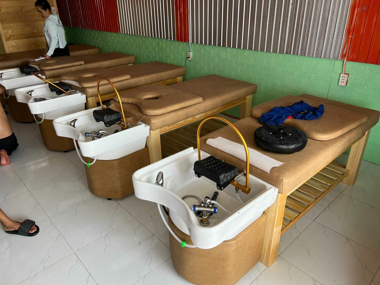 giường gội đầu cao cấp dưỡng sinh