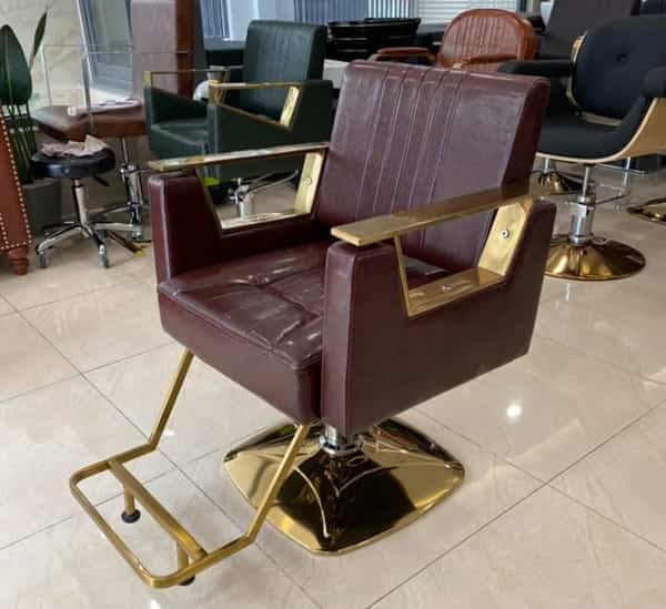 ghế cắt tóc có gác chân