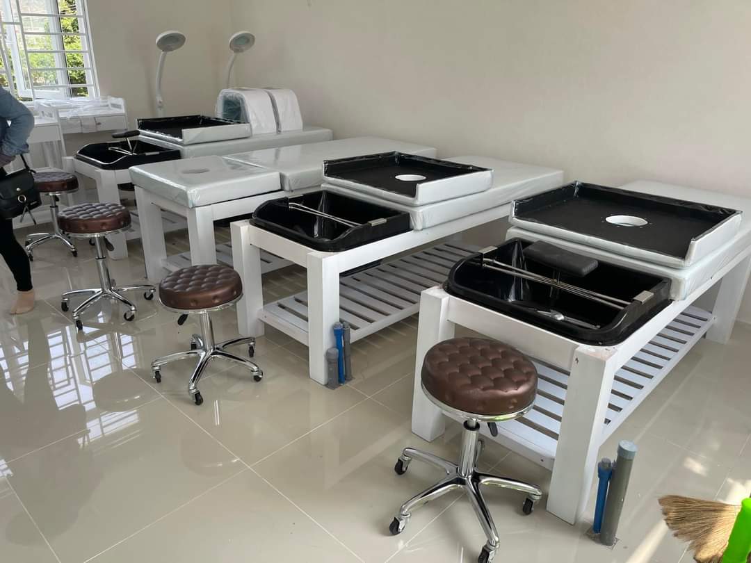 giường gội 2 trong 1 bồn nhựa