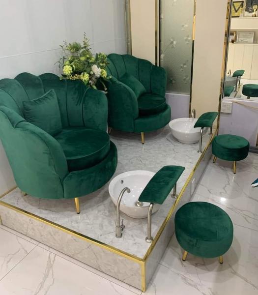 Mẫu Ghế nail vỏ sò giá rẻ tphcm