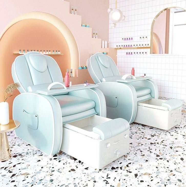 Ghế nail hộc kéo nhập khẩu