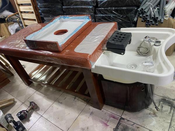 Mẫu giường gội đầu dưỡng sinh sản xuất ở hcm