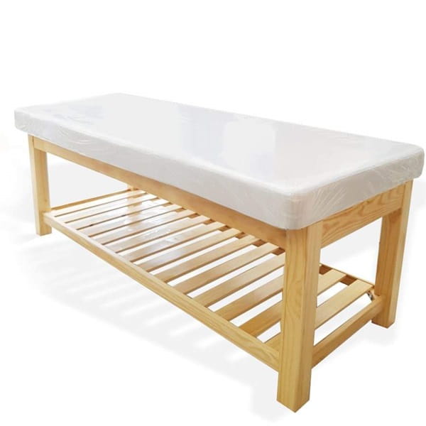 giường spa cao cấp khung gỗ nệm mút bọc da